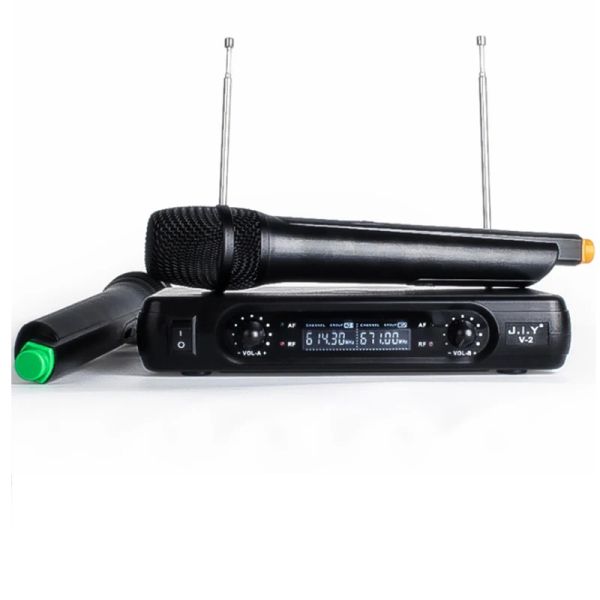 Tops Handheld Wireless Karaoke Microphone Player Home Karaoke Echo Mixer System Digital Sound Audio Mixer Singing Hine V2+