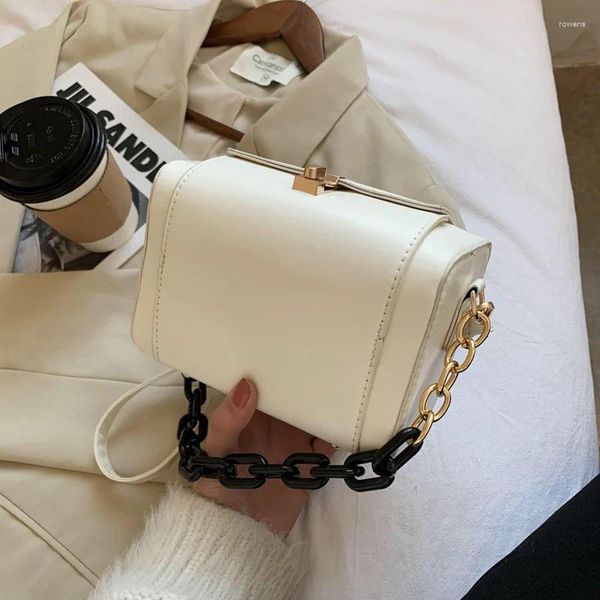 Çanta 2024 Lüks Tasarımcı Kadın PU Deri Omuz Zinciri Çanta Moda Marka Bayanlar KIZ SEYAHAT Crossbody Messenger Çantalar