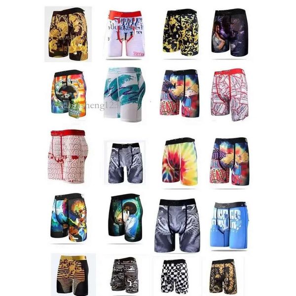 Дизайнерские шорты PD Мужские боксеры сексуальные трусы с напечатанными мягкими боксерами, дышащими брендом мужчинами -шорт -брюки с богинями 456.