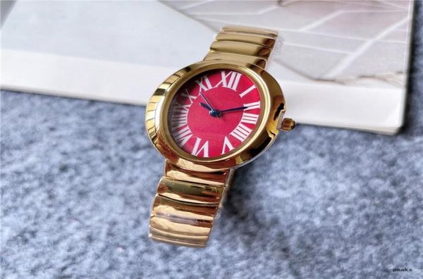 2021 Novos três pontos de luxo feminino relógios de quartzo de 24 mm Relógio de alta qualidade Relógio de aço Strap feminino Acesso8578842