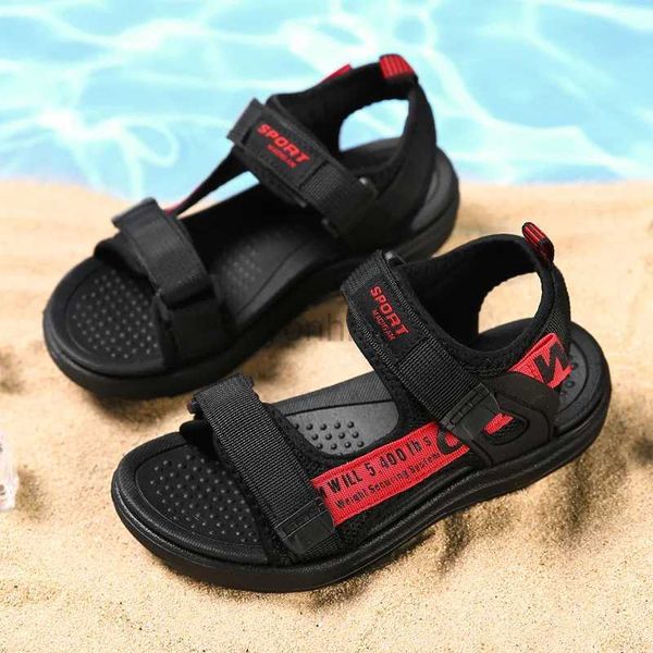 Slipper New Hot Summer Sandals Childrens Sandálias de Praia ao ar livre para meninos Casual Slipper