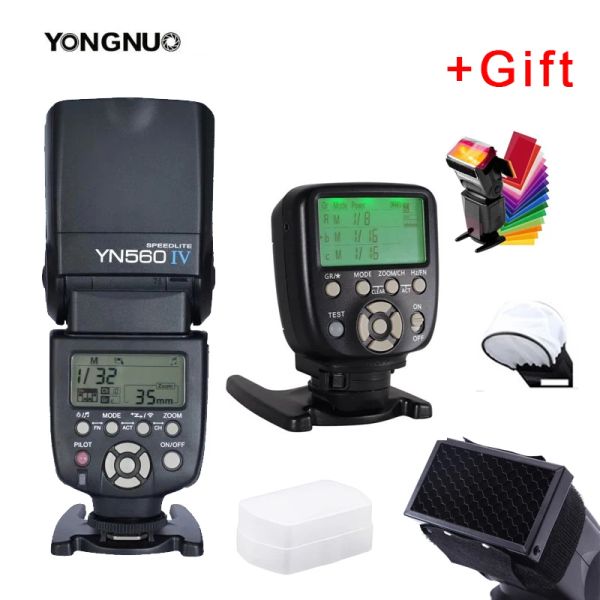 Аксессуары yongnuo yn560iv yn560 iv yn 560 Flash Speedlite с Yongnuo yn560tx II контроллер триггера для камеры Canon nikon fuji