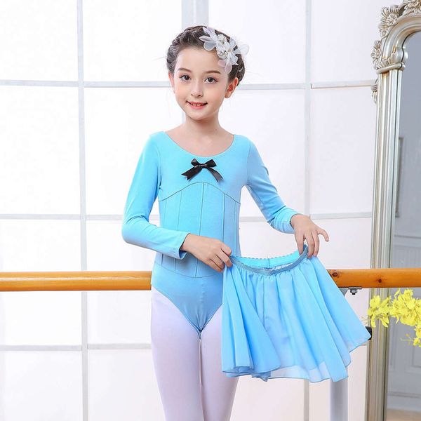 Vorschulkinder -Tanzmädchen -Figur Training Split Body Elastic Band Chiffon -Röcke, Baby -Performance -Kostüme, Öffnung