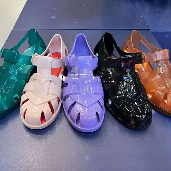 Бразилия новая мелисса женская обувь мода Baotou Love Sandals Hollow вязаная повседневное желе