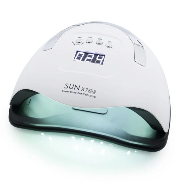 Poggia Sole X7 Max 114W LAMPAGGIO LED ESCIGUATO ALLIAME 57 LED LAMPAGNO ICE UV per polacco in gel di asciugatura 10/30/60/99S Timer Sensore Auto Sensore Strumenti di manicure