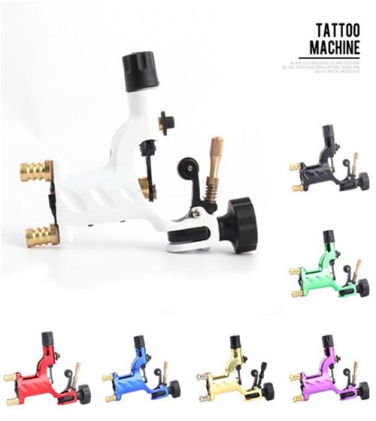 Dragonfly Rotary Tattoo Machine Shader Liner 7 Cores Distribuído Kits de pistolas de motor Tatoo Supply for Artists1204774