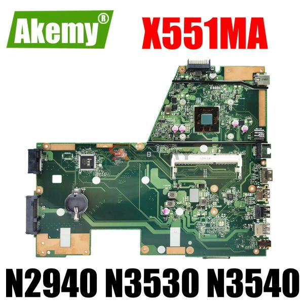 Placa -mãe X551MA N2815 N2830M N2930 N2940 N3530 N3540 CPU Notebook PrainBoard para ASUS F551MA X551MA R512MA Laptop Sofre