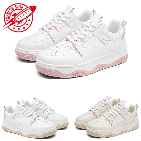 Männer Frauen Freizeitschuhe Komfort Flach Schnüre-up Grüne Rosa Khaki Herren Trainer Outdoor Sneakers Größe 36-41