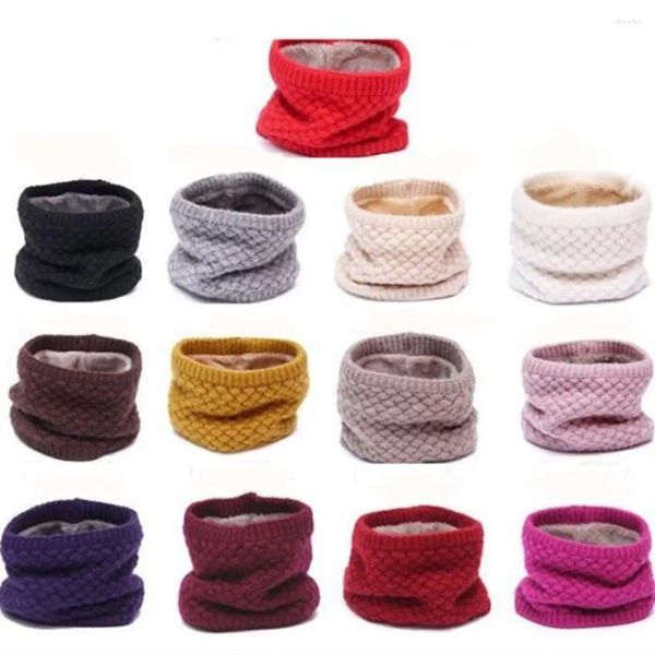 Schals Männer Frauen Outdoor Sporthals Gaders Weiches Neckerchief Snood wärmer gestrickt Schal Herbst Winterthermie