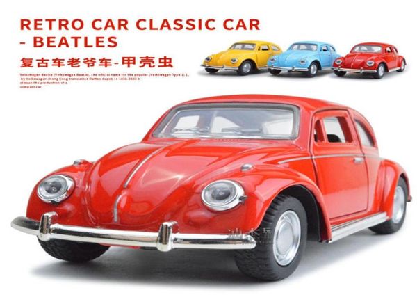 Старый автомобиль Carp Classic Car Model Die Cast в масштабе 136 Car Model12CMBeetle CAR4340640