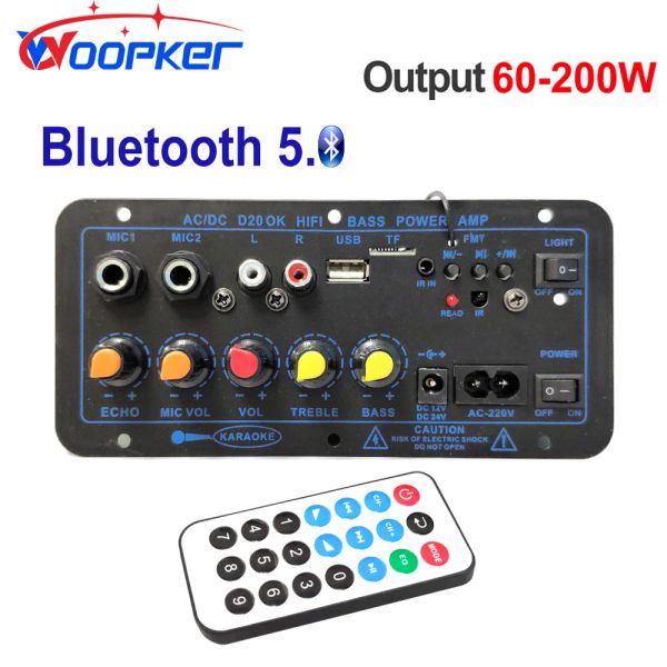 Radio Woopker Bluetooth -Verstärker -Board 200W USB -FMRadio TF -Spieler Subwoofer DIY Amp Boards für Auto -Heimkino