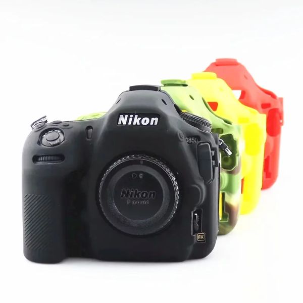 Taschen weiche Silikon -Gummi -Beutel für Nikon D810 D850 D7500 D3400 D3500 D750 D7100 Schutzkörperhülle Haut DSLR Kamera Gummiabdeckung Bag