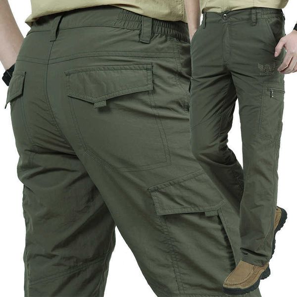 Calças masculinas trabalham para caminhadas ao ar livre tática de pantalons homme khaki Celana calças de carga tática casual