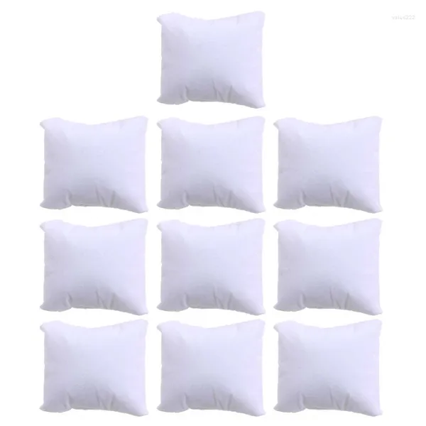 Bolsas de jóias 2024 10 peças Pillow Pillow Small Plug Plug Cotton Bag Bracelet Display Display Cushion