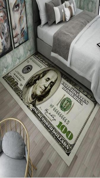 40CM90CM Crative NONSLIP TAPET RUNHO DE CASA MODERNO DOLE DE CASA CULPO DOLLAR DOLLAR CELO CENTRO DOLAR DOLAR 100 PRIMAÇÃO QQASF1842029