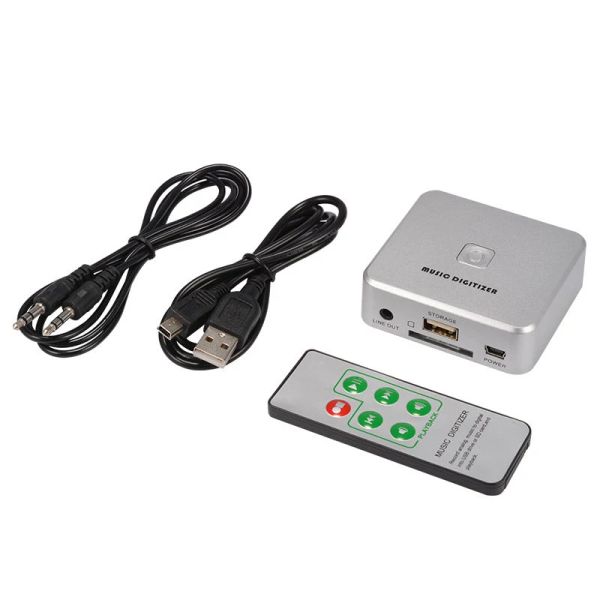 Oyuncular USB Audio Capture Recorder kasetleri MP3/Turntables to Mp3 Dönüştürücü Adaptör Kutusu Müzik Sayısallaştırıcı