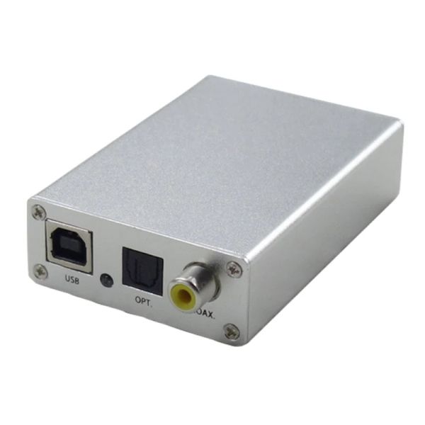 Amplificador HiFi USB Decodificador DAC OTG OTG LACE DE SOM EXTERNO AMPLIFICADOR USB para fibra óptica SPDIF RCA Output RCA