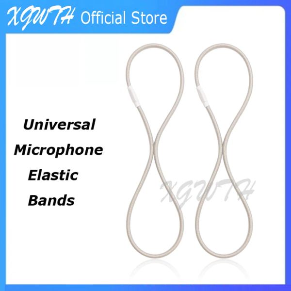 Acessórios Bandas elásticas universais Substituição Anel de borracha Antiening para gravação de estúdio Microfone Mount Stand Stand Mictler Clip