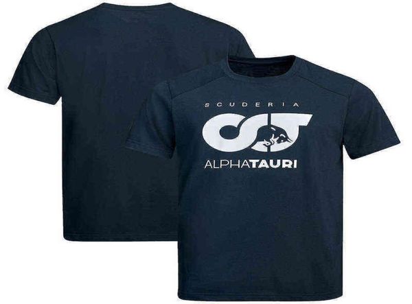 Sommer T -Shirt Männer Scuderia Alpha Tauri Team T -Shirt Formel 1 Rennanzug F1 Moto Tee Cycling Jersey Kleidung 7248627