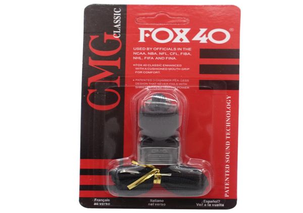 Newarrival F Ox 40 Gadgets ao ar livre Classic Official Football Whistle Soccer Whistles Basketball Arlegee 4 Colors Sport Sportie1848780