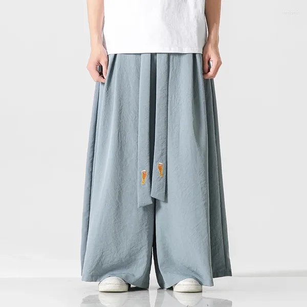 Pantaloni maschili in stile harajuku uomini primavera e estate harem casual jogger a gamba a gamba pantaloni oversize streetwear