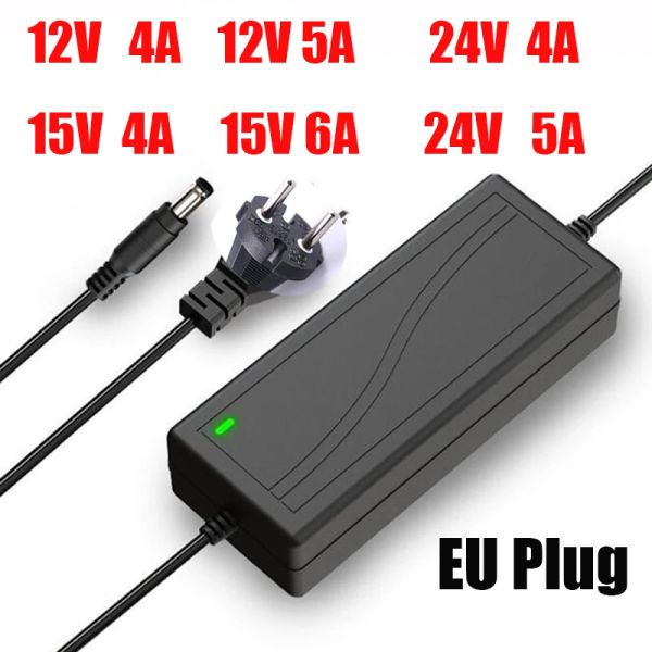 Adaptörler AC 100V240V - DC 12V 15V 24V 4A 5A 6A Anahtar Güç Kaynağı IMAX B6 ELEKTRİK ARACI Dizüstü Bilgisayar LED Hoparlör için 15V Şarj Cihazı