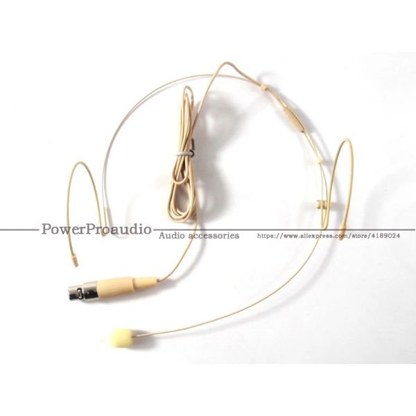 Accessoires Professional Condenser Headworn Headset -Mikrofon mit Mini 4 Pin XLR TA4F -Stecker für Shure Wireless Bodypack Sender