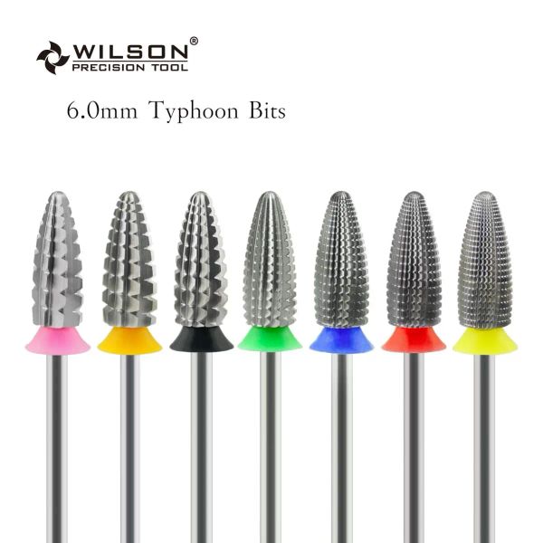Bits Wilson Typhoon Bit Nagel Bohrer Bits Entfernen Sie Gel Carbide Manicure -Werkzeuge Heißer Verkauf/kostenloser Versand