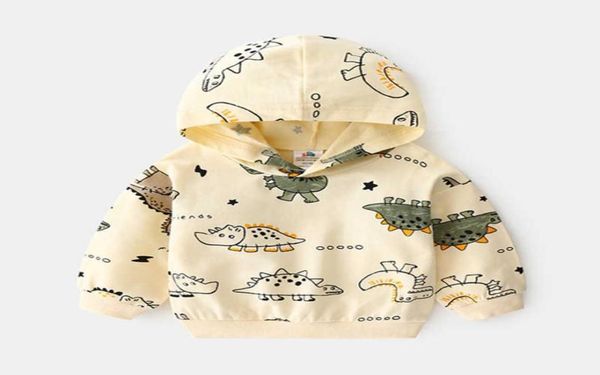 Herbst Design 2 3 4 6 8 10 Jahre Kinder039s Kleidung Cartoon Animal Hoodies Cool Muster Sweatshirt für Kinder Baby Jungen 2107013470310