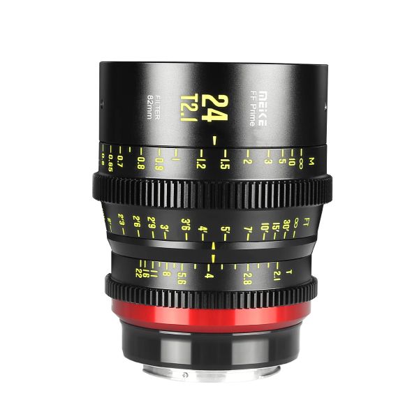 Аксессуары Meike Prime 24 -мм T2.1 Cine Lens для систем с полной кадром кинотеатра, таких как Canon C700 C500II Sony Venice Sony FX3 FX6 FX9 Z CA