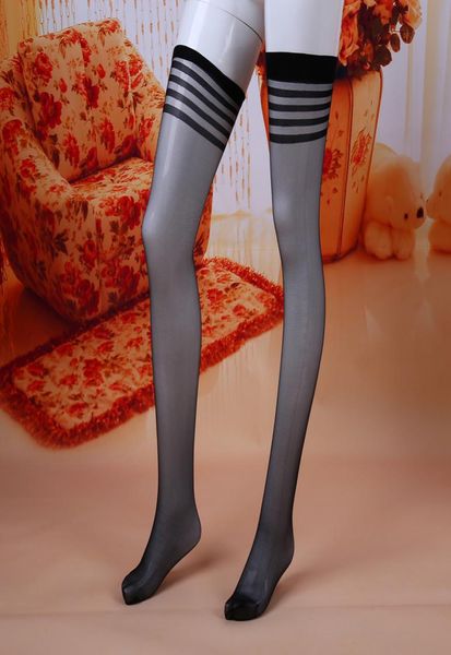 Ganze Mode sexy Spitzenoberteil über Knieschenkelhochs Strümpfe Schwarze Nacktstrumpfhosen Strumpfhosen Knie High Socken Frauen Strümpfe5508586