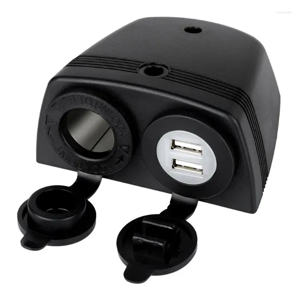 Gli utenti del tè set di auto più leggero accdiacole più leggero modificata Dual Caricatore USB Combinazione di telefoni cellulari da 12-24 V Universal