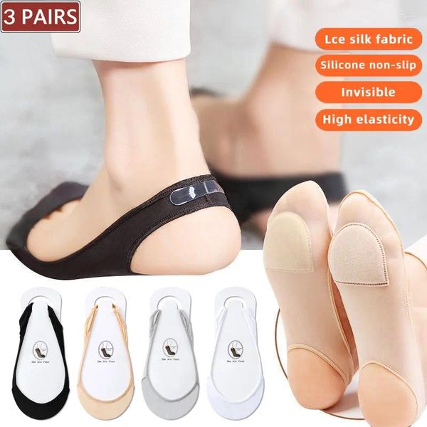 Donne calze da 3 paia invisibili in barca estate silicone non slittamento per scarpe con tacchi alti SALCA ICE SCOCK SULLA STRUMO DI SULLO