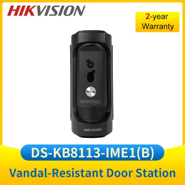Intercom hikvision dskb8113ime1 (b) 2MP Vandalresistan video kapı zili kilit açma kapısı hikconnect metal poe ip video intercom