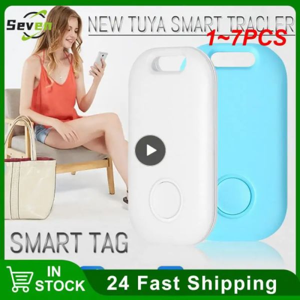 Тревога 1 ~ 7шт, Tuya Smart Tag Mini GPS Tracker, сумка, дочерняя питомца