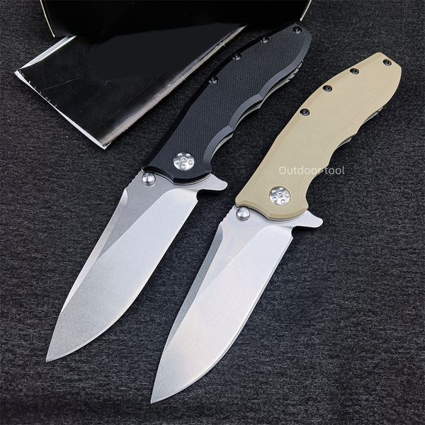 Hinderer 0562 Faca dobrável de caça tática 440c Blade de pedra g10 G10 Handel