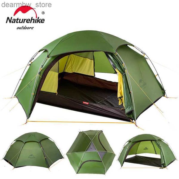 Tende e rifugi Naturehike Cloud Peak 2 People Tenda UltraLight 2 Person Campeggio escursionismo Tenda per esterni 20D in tessuto impermeabile in nylon NH17K240-Y L48