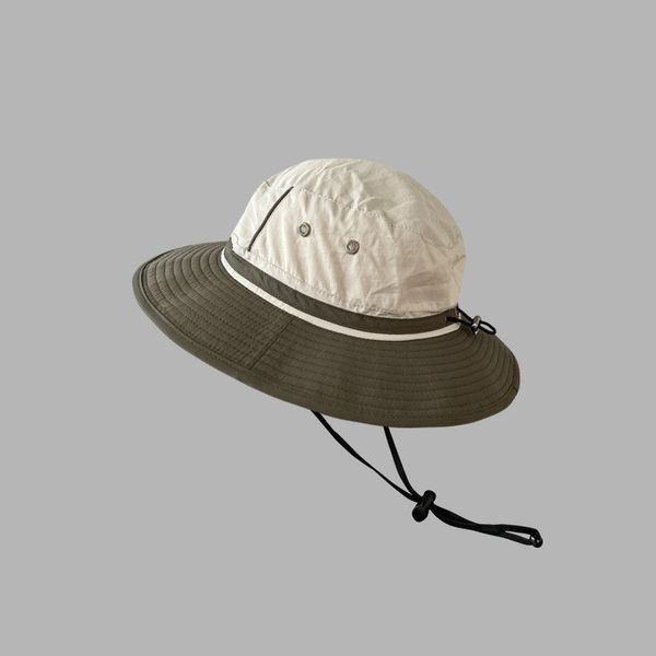 Chapéus largos de variação de verão chapéus ao ar livre a pé chapéu de pescador para mulheres chapéu à prova d'água Camping Men Bucket Hat Hap Sun Cap atacado