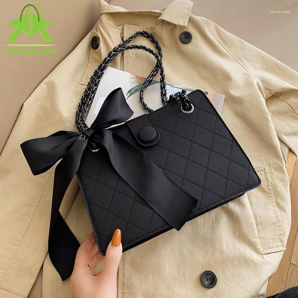 Sagni per spalle Diamond Latice Women Borse di lusso Designer Designer Girls Wild Small Square Messenger