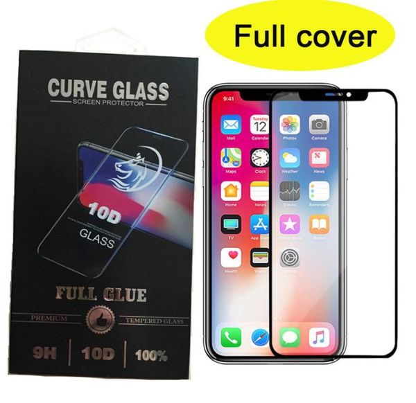 Voller Deckung Temperierter Glasschildschirmschutz für Coolpad Legacy für iPhone 12 Pro Max Stylo5 Alcatel 7 G9 G9 GTEIL G PACK HARD PACATION8514292