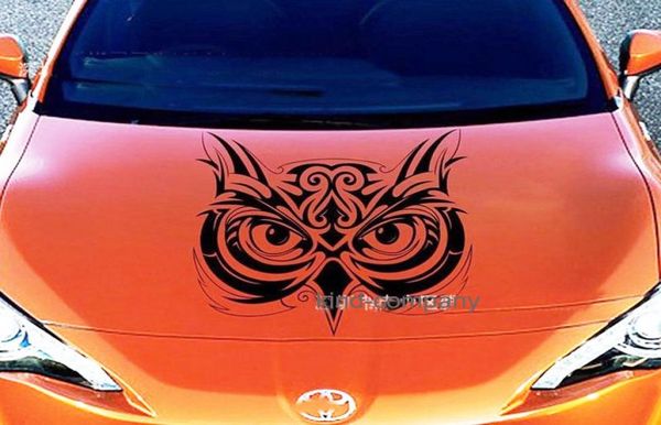 1pcs Black Car Auto Truck Owl Eye Decal Vinyl Sticker