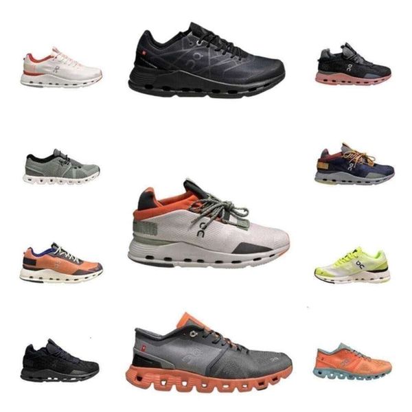 Лучшие туфли с 0ncloud Outdoor Shoes 0n Cloud x Mens Women Designer Swiss Engineering Черная белая ржавая красные спортивные тренеры Lace