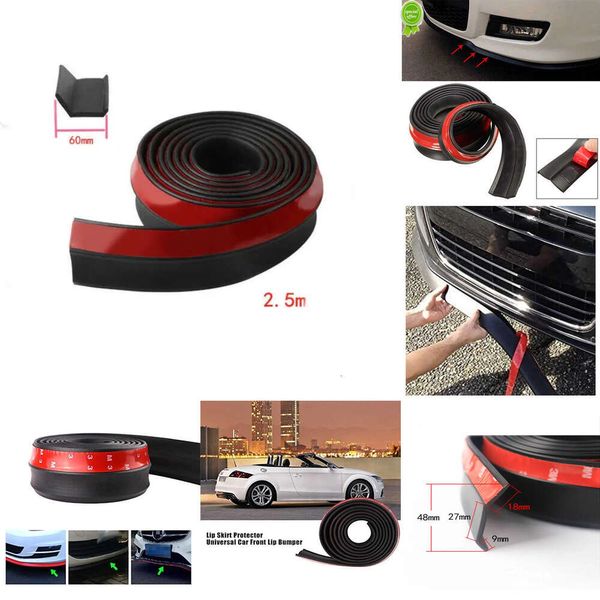 Новый 2,5 млн. Автомобиль передней губы Bummer Anti-Collision Spoiller Spiler Rubber Antratch Protection Stress Strip