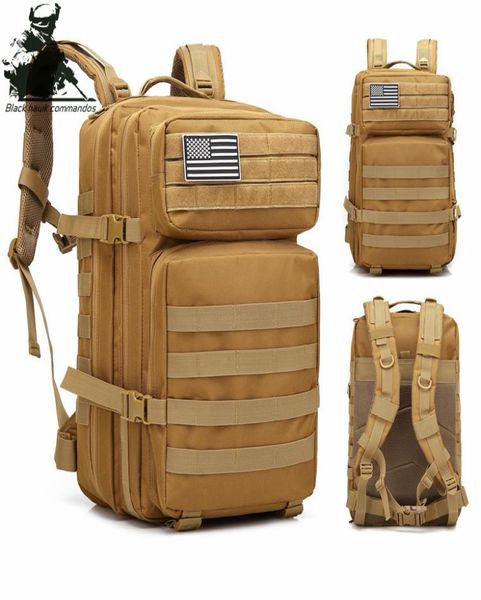 Pacote de assalto tático Backpack Exército Molle Bug à prova d'água Bag Small Rucksack para camping ao ar livre Hunting7989718