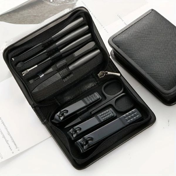 Kit set di manicure professionale da 6/9pcs Flippers Set Calta inossidabile per unghie portatile Clipping Clipper Kit di pedicure