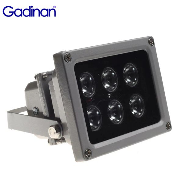 Accessori Gadinan CCTV LED IR illuminatore esterno impermeabile visione notturna lampada a infrarossi 6pcs LED IR CCTV Riempimento CCTV Luce per la telecamera CCTV