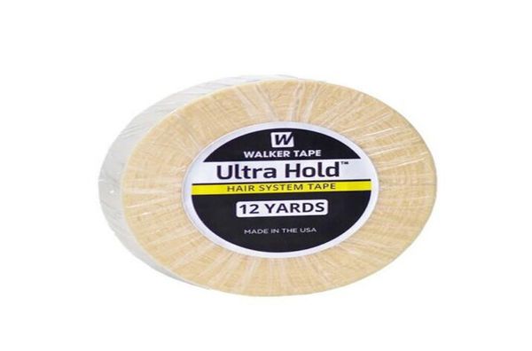 1x12yard super impermeável qualidade Extensão de cabelo cola de fita adesiva dupla adesiva Ultra Hold Walker Tape3254172