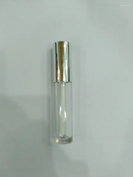 Garrafas de armazenamento LT010-4ML Tubos de parede grossos embalagem de maquiagem transparente de brilho labial vazio 4.5ml