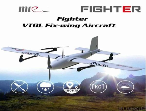 Mfe Fighter 2430mm Wingspan Wing Wing EPO VTOL Pesquisa Aerial Fixwing UAV FPV RC Kit de avião Hobby DIY Toys236b3611223