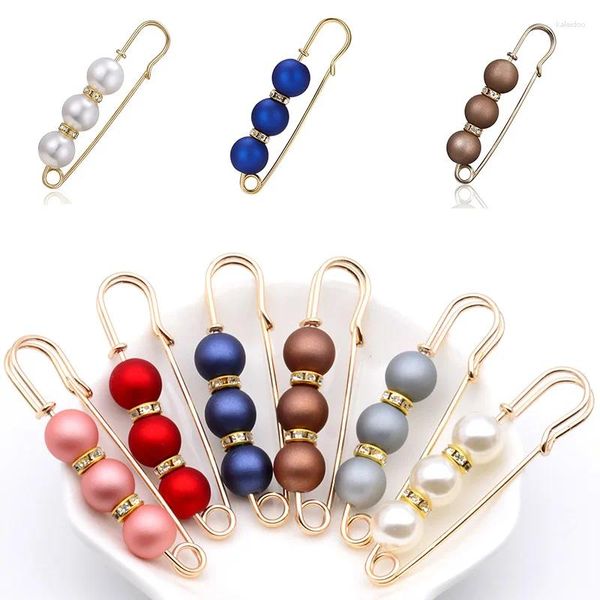 Spille perle colorate perle di perle cardigan a scialle di scialle di spilla per spilla da salvata